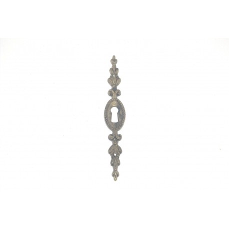 bocchetta per chiave ottone bronzo patinato 22X130 OB501