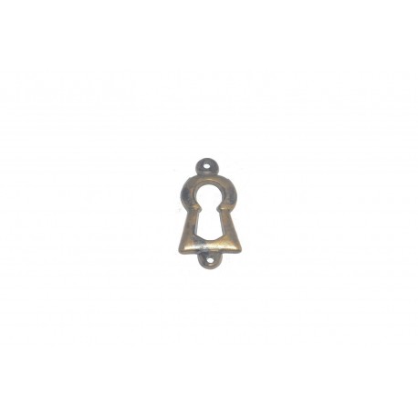 bocchetta per chiave ottone bronzo patinato 25X40 OB650/138