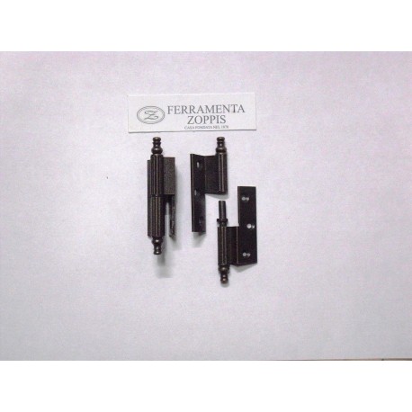 cerniera per ante bronzata sinistra con ala zancata 01.4398S04001