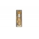 bocchetta per chiave ottone bronzo patinato 35X100 OB686/213