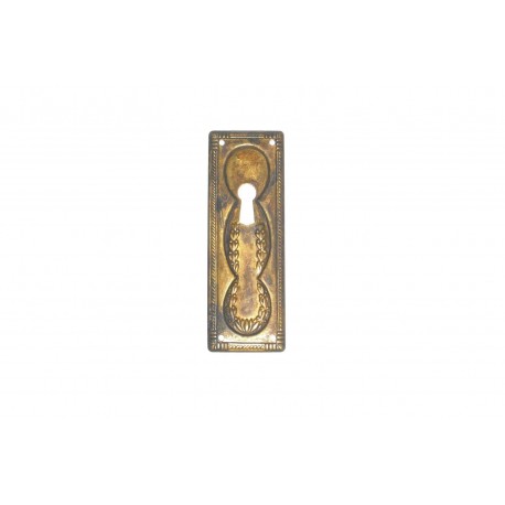 bocchetta per chiave ottone bronzo patinato 35X100 OB686/213