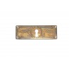bocchetta per chiave ottone bronzo patinato 100X35 OB696.O/273