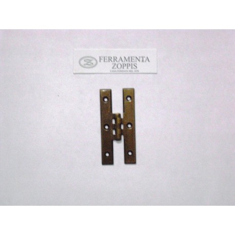 cerniera per ante piana bronzata 474/75ORO