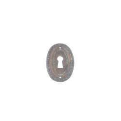 bocchetta per chiave ottone bronzato patinato 33x46mm. 300-47VOA