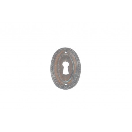 bocchetta per chiave ottone bronzato patinato 33x46mm. 300-47VOA