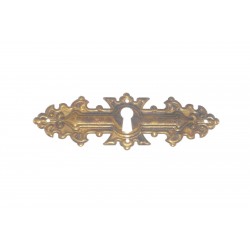 bocchetta per chiave ottone bronzo patinato 110X40mm. OB699.O
