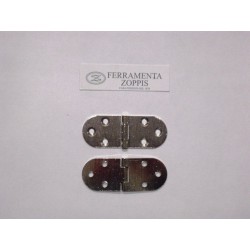 cerniera a biscotto ottone nic.satinato 105 30X80 NS