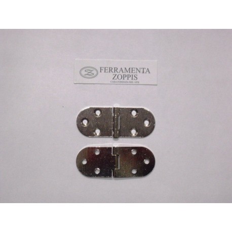 cerniera a biscotto ottone nic.satinato 105 30X80 NS