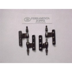 cerniera barocco per ante bronzata sinistra con ala zancata 01.4374S45501