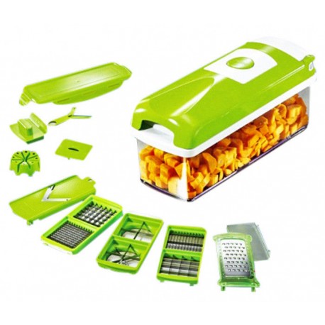 AFFETTA TAGLIA TUTTO VERDURA E FRUTTA NICER DICER PLUS CHEF FRUTTA VISTO TV 