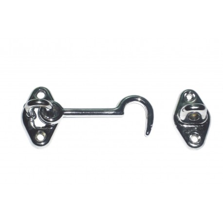 ganci fermaporta e finestra in ottone cromo lucido cm.6 600100607