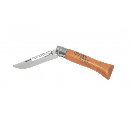 Coltello opinel tradizionale n.6 con lama cm.7 carbonio, bloccolama, 7119910