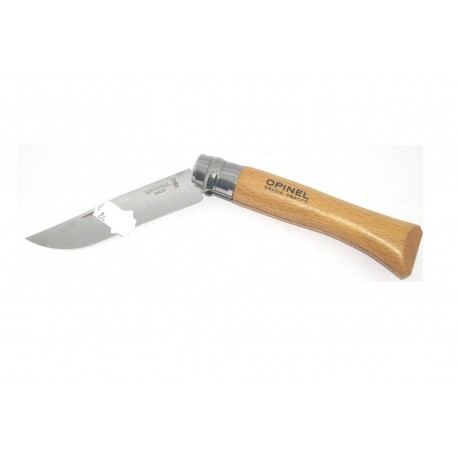 Coltello opinel tradizionale n.10 con lama cm.10 inox, bloccolama, 7219128