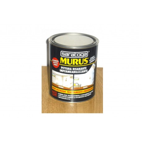 Pittura risanante impermeabilizzante bianca MURUS 1lt SARATOGA 88874001
