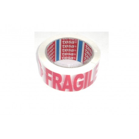 Nastro adesivo per imballo con scritta FRAGILE 50mm X 66 TESA 9616041
