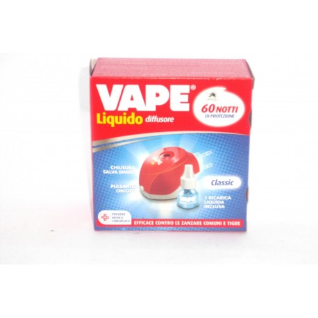 VAPE DIFFUSORE LIQUIDO ANTI-ZANZARE A SPINA 60 NOTTI 5079095