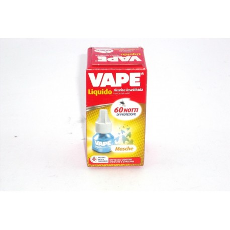 VAPE RICARICA LIQUIDO 60 NOTTI per INSETTICIDA ELETTRICO ANTI-MOSCHE 5079078