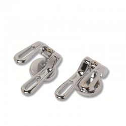 CERNIERE OTTONE CROMATO UNIVERSALI PER SEDILE COPRIVASO WC 554155OC 