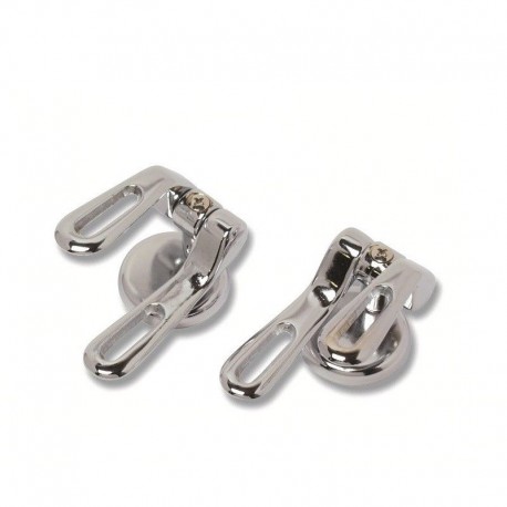 CERNIERE OTTONE CROMATO UNIVERSALI PER SEDILE COPRIVASO WC 554155OC 