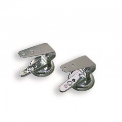 CERNIERE OTTONE CROMATO CON ALETTE SOVRAPPOSTE PER SEDILE COPRIVASO WC 554135OC