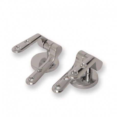 CERNIERE ZAMA CROMATE UNIVERSALI PER SEDILE COPRIVASO WC 553900ZC