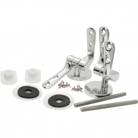 CERNIERE CROMATE UNIVERSALI PER SEDILE COPRIVASO WC 8943050