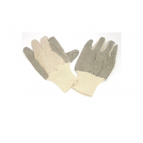 guanti da giardinaggio lavoro con punti pvc taglia unica donna 5282059