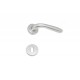 MANIGLIA PER PORTE HOPPE MOD.MARIBOR CON ROSETTA CROMO SATINATO ALL.0125704 