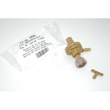 REGOLATORE GAS GPL ALTA PRESSIONE FORNELLONI GAS OTTONE NON IN ALLUMINIO 6500012