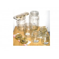 VASI QUATTRO STAGIONI BORMIOLI 6PZ. ml.150-250-500-1000-1500 COMPLETI DI TAPPO