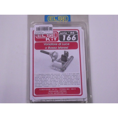 kit didattico elettronico VARIATORE DI LUCE A BASSA ISTERESI Else Kit RS166