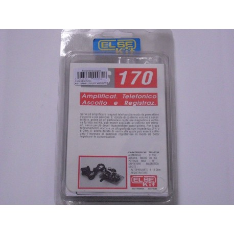 kit didattico elettronico AMPLIF.TELEF. PER ASCOLTO E REGISTRAZ. Else Kit RS170