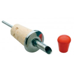 TAPPO VERSATORE OLIO IN ACCIAIO con CHIUSURA e SUGHERO - PIAZZA - 012050000