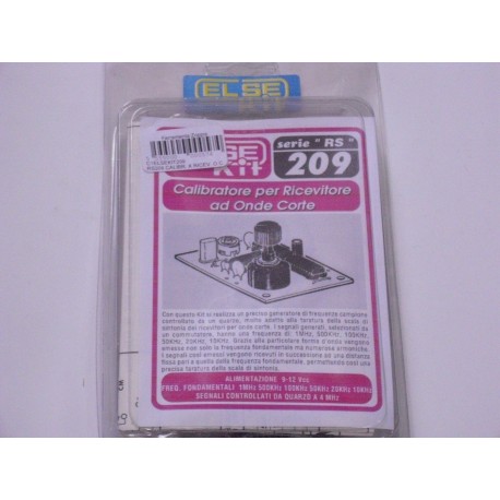 kit didattico elettronico CALIBRATORE PER RICEVIT. A ONDE CORTE Else Kit RS209