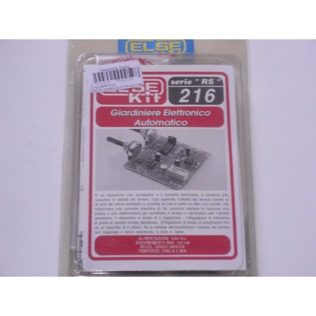 kit didattico elettronico GIARDINIERE ELETT.AUTOMATICO Else Kit RS216