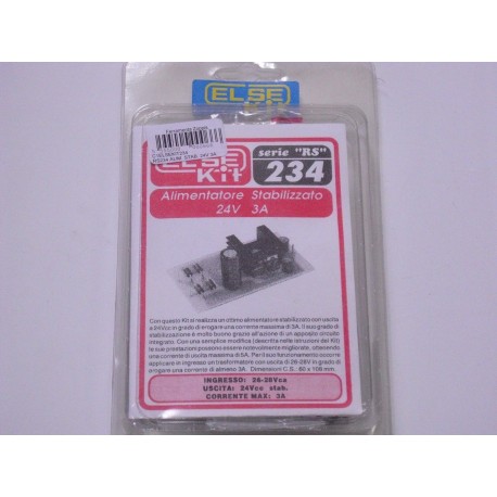kit didattico elettronico ALIMENTATORE STAB.24V 3A Else Kit RS234