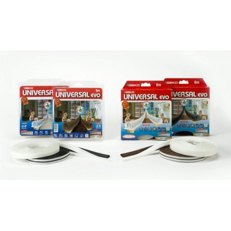 Parafreddo Paraspifferi Guarnizione EVO adesiva bianca-marrone-trasparente