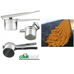 SCHIACCIA PASSATELLI OMAC FORI 5mm ACCIAIO INOX 18/10 7627015