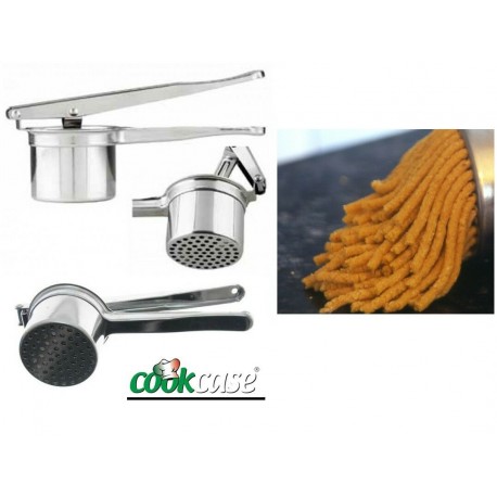 SCHIACCIA PASSATELLI OMAC FORI 5mm ACCIAIO INOX 18/10 7627015