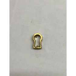 BOCCHETTA A FILO INCASSO OTTONE 7,5MMX12,5MM