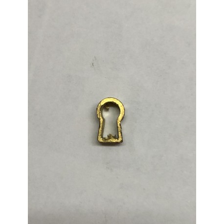 BOCCHETTA A FILO INCASSO OTTONE 7,5MMX12,5MM