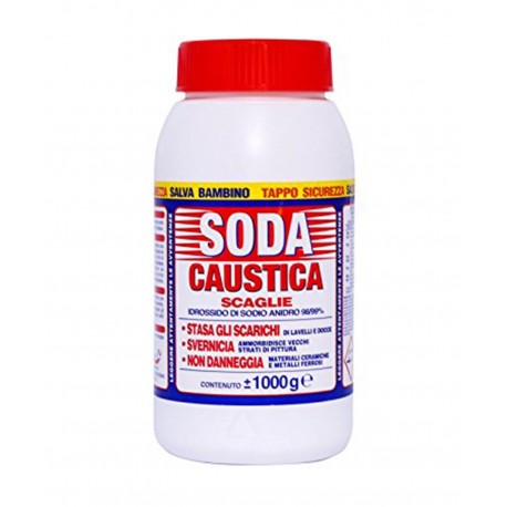 SODA CAUSTICA BARATTOLO 1 KG 8841020
