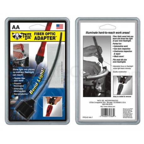 ADATTATORE FIBRA OTTICA PER TORCIE LED 0017/4MA