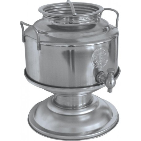 FUSTO OLIO 5 LT ACCIAIO INOX 18/10 CON SUPPORTO 291224
