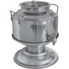 FUSTO OLIO 5 LT ACCIAIO INOX 18/10 CON SUPPORTO 291224