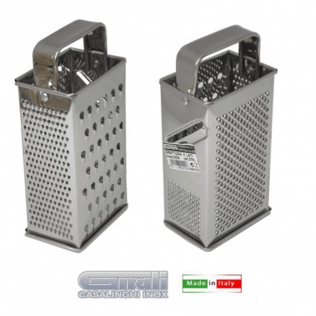 GRATTUGIA FORMAGGIO VERDURE 4 LATI ACCIAIO INOX 157078