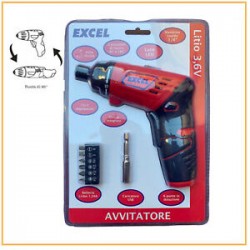 AVVITATORE A BATTERIA 3,6V. LI-ION 252706