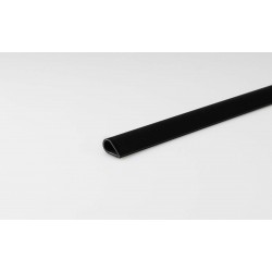 PROFILO DORSETTO PVC NERO BARRA 1MT.5mm. 31678-10