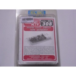 kit didattico elettronico INVERTER 12VCC-230VCA 150W QUARZATO Else Kit RS308