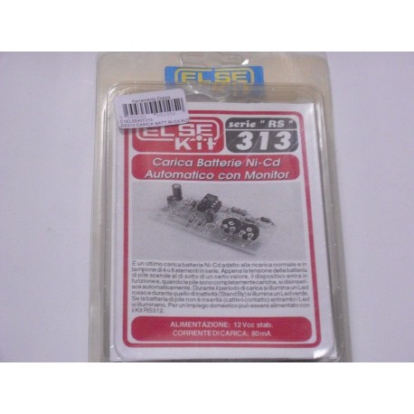 kit didattico elettronico CARICA BATT.NI-CD AUTOM.C/MONITOR Else Kit RS313